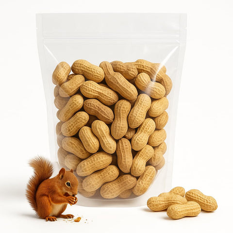 Sky Ecommerce raw peanuts in shell 4lb for backyard wildlife feeding.