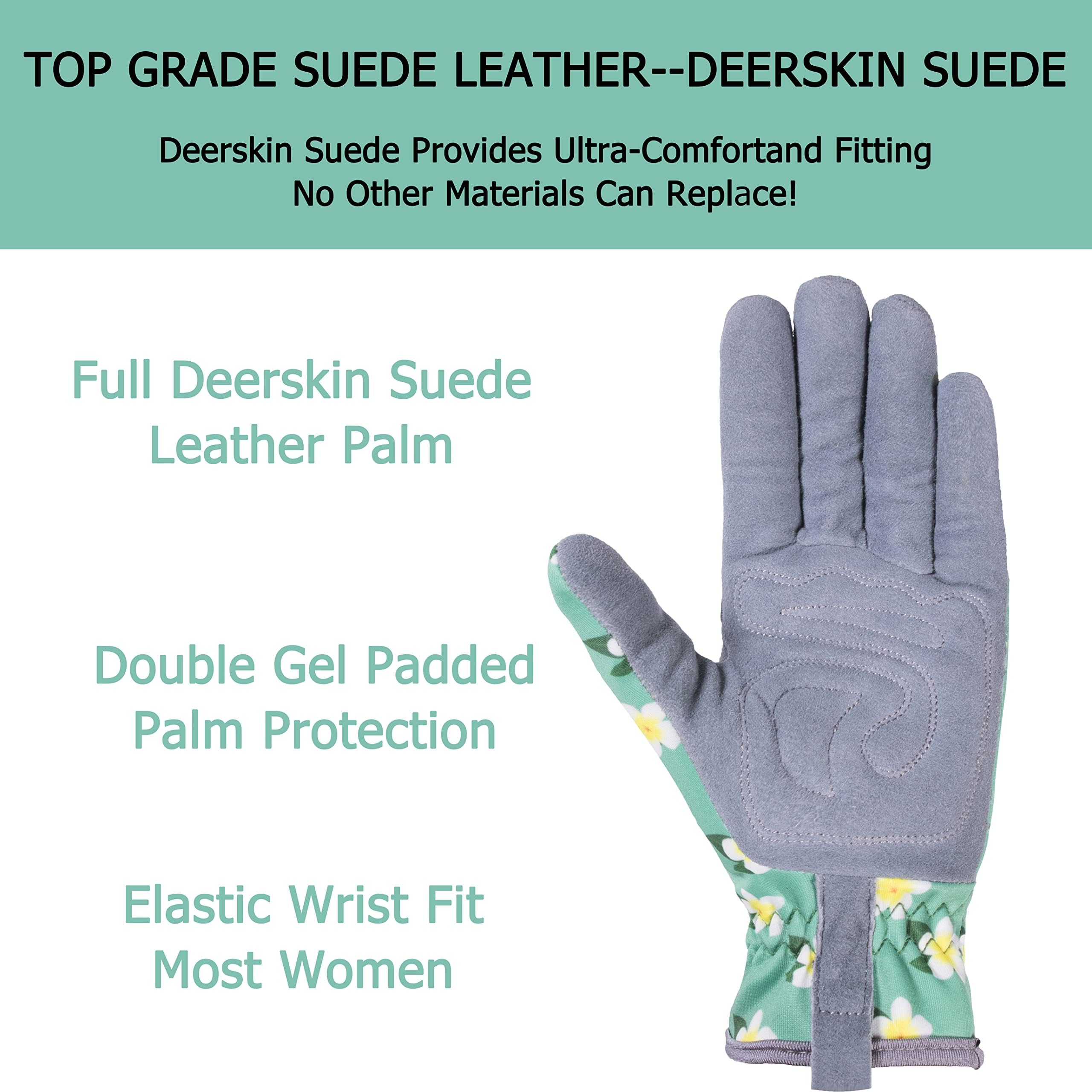 SKYDEER padded palm detail emphasizing impact protection during pruning and mowing