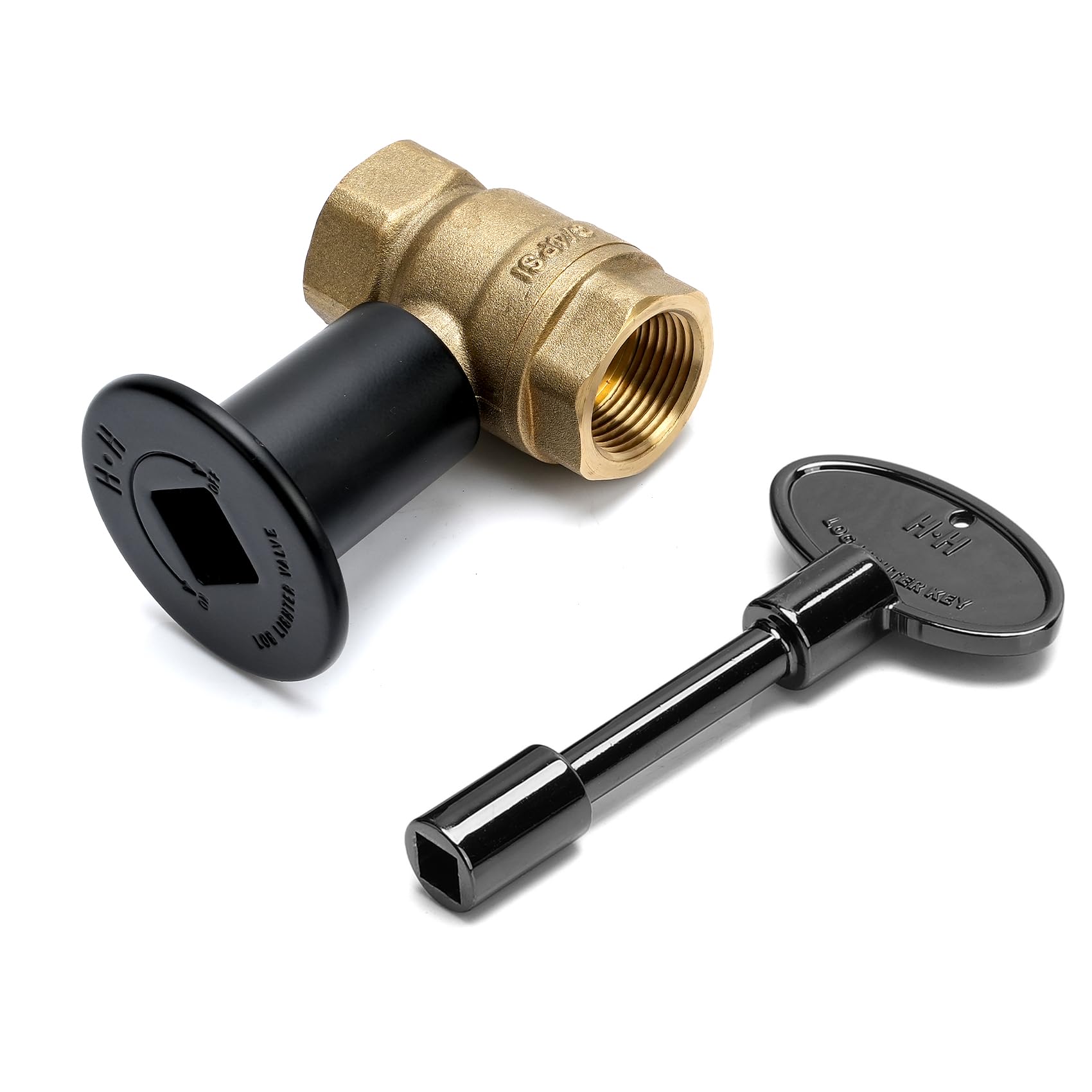 Skyflame three-quarter inch gas key valve kit for safe fire pit operation.