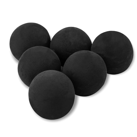 Skyflame 5-inch ceramic fire balls pack for clean burning in fire pits.