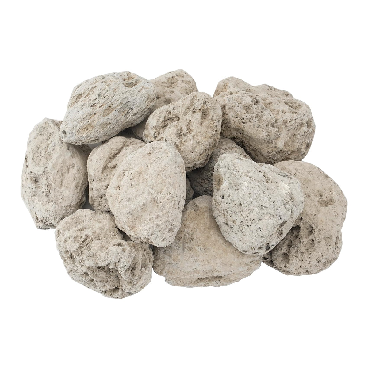 Skyflame lava rock for gas fireplaces, adds natural texture and heat-retentive base.