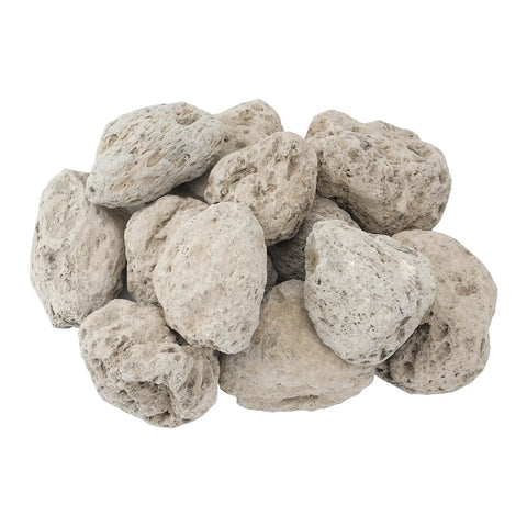 Skyflame lava rock for gas fireplaces, adds natural texture and heat-retentive base.