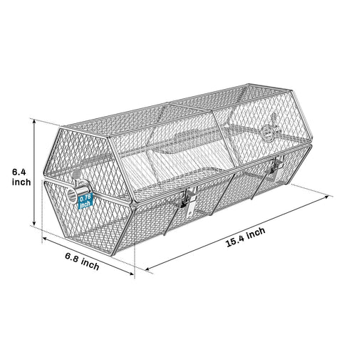 Skyflame basket inside-mesh highlights fine mesh that prevents food from escaping.