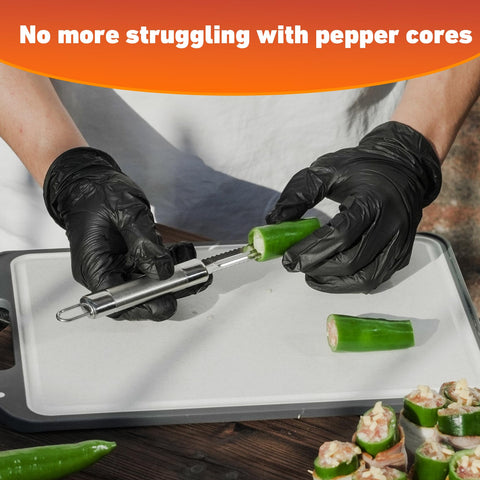 Skyflame grilling idea for festival or party chef setups and peppers.