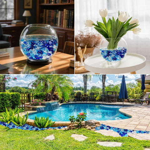 Skyflame blended color set boosts contemporary outdoor ambiance.