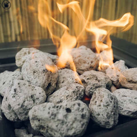 Skyflame garden lava rock decor for walkways and planters.