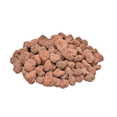 Skyflame lava rock bag for fire pits highlighting durable heat retention