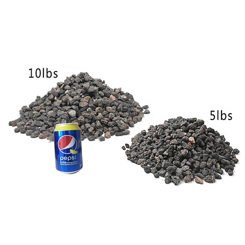 Skyflame lava rock suitable for indoor and outdoor use with gas features.