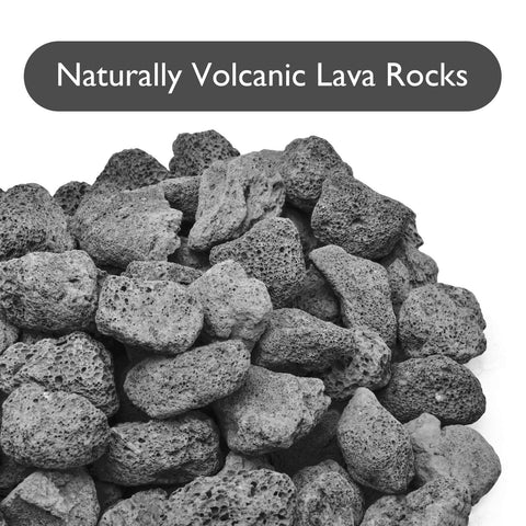 Skyflame lava rocks for fire tables promote even flame dispersion and a cozy glow.