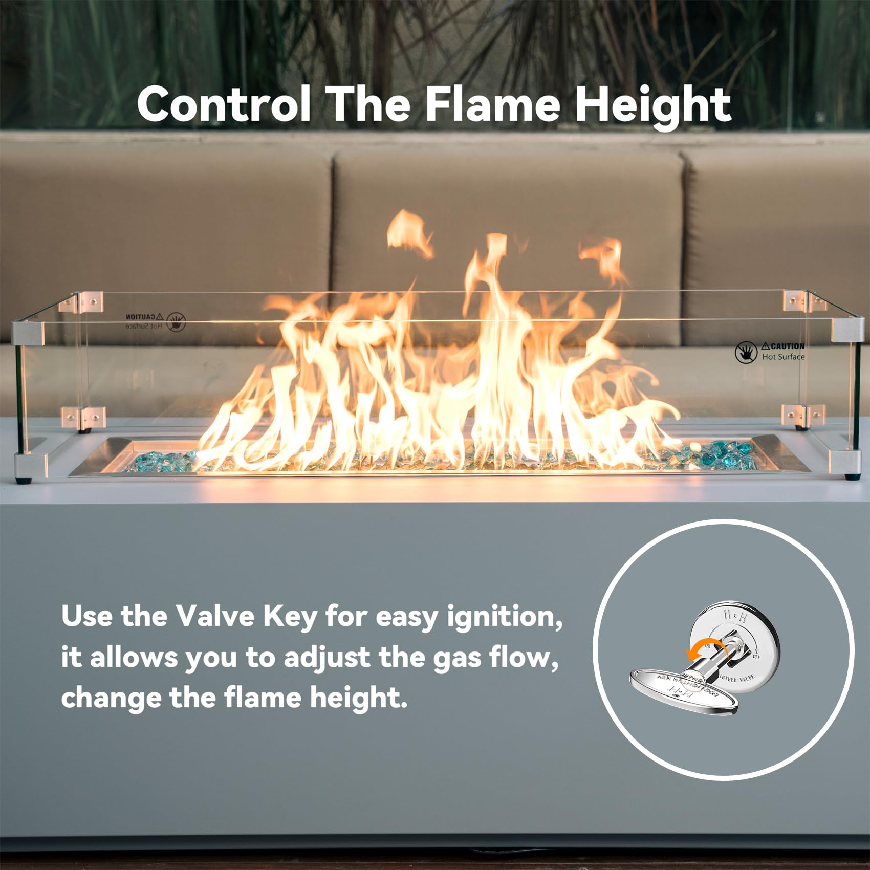 Skyflame brass quarter-turn ball valve enables precise on/off control
