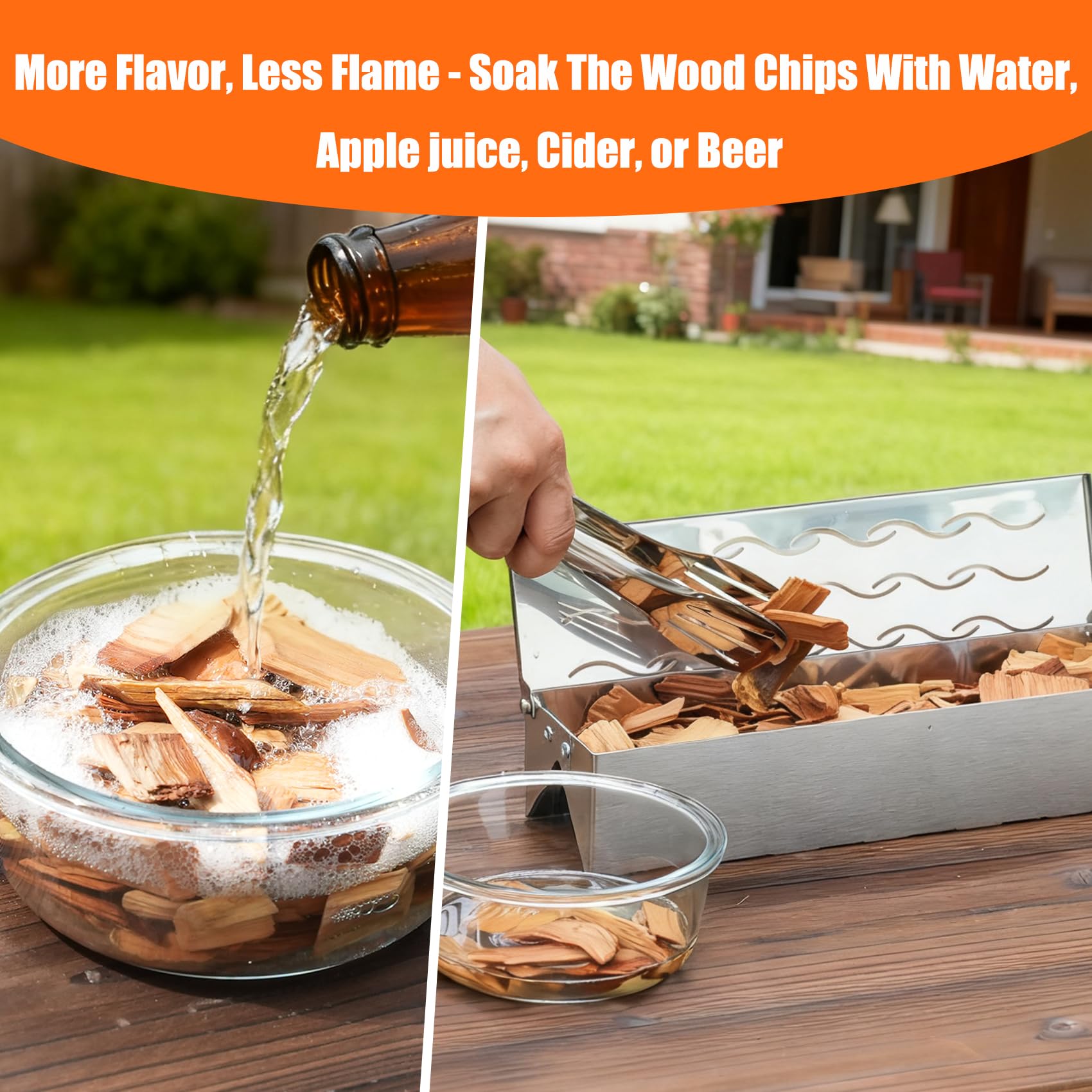 Savory smoked meals like steak, chicken, and chops with Skyflame.