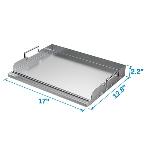 Skyflame griddle plate vent design highlights airflow for even cooking