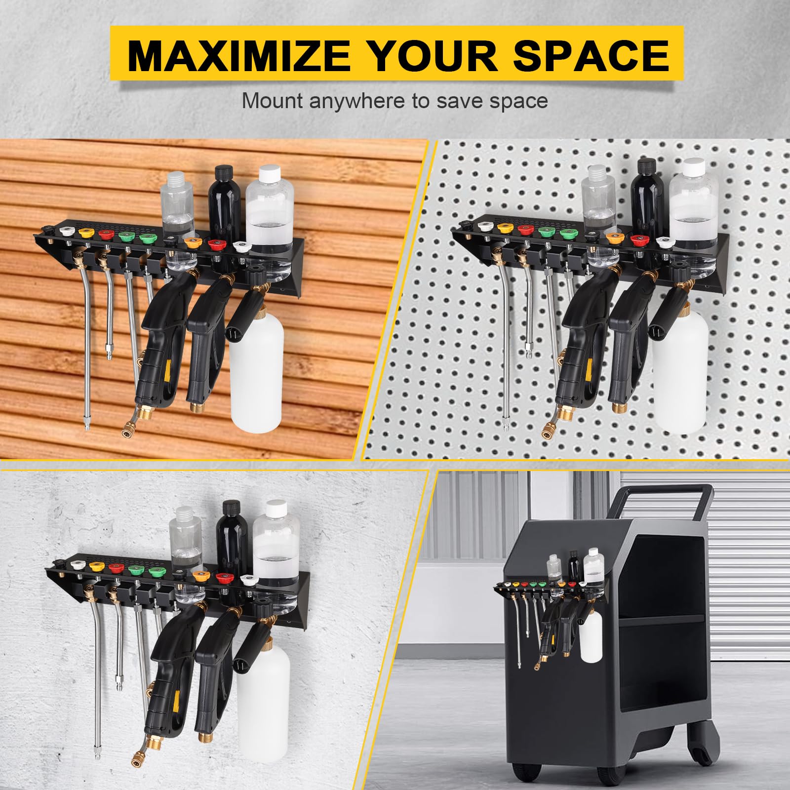 SKYJDM powder-coated metal construction resists rust and harsh weather.