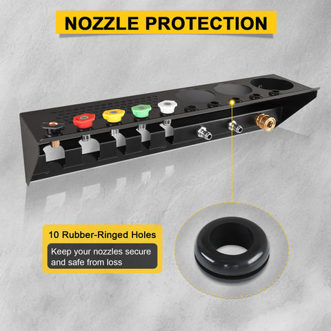 SKYJDM nozzle protection holes prevent drops and damage during transportation.