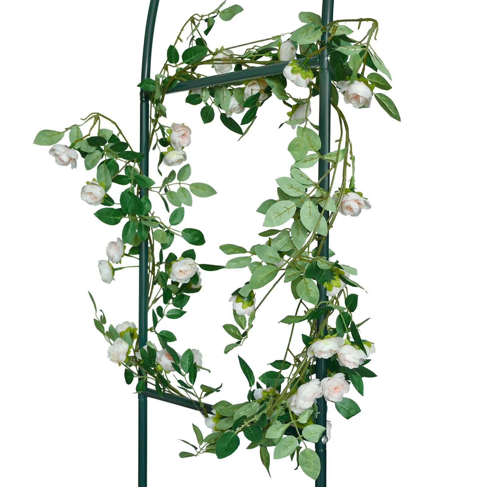 Skypatio epoxy-coated steel arbor stands up to wind and rain