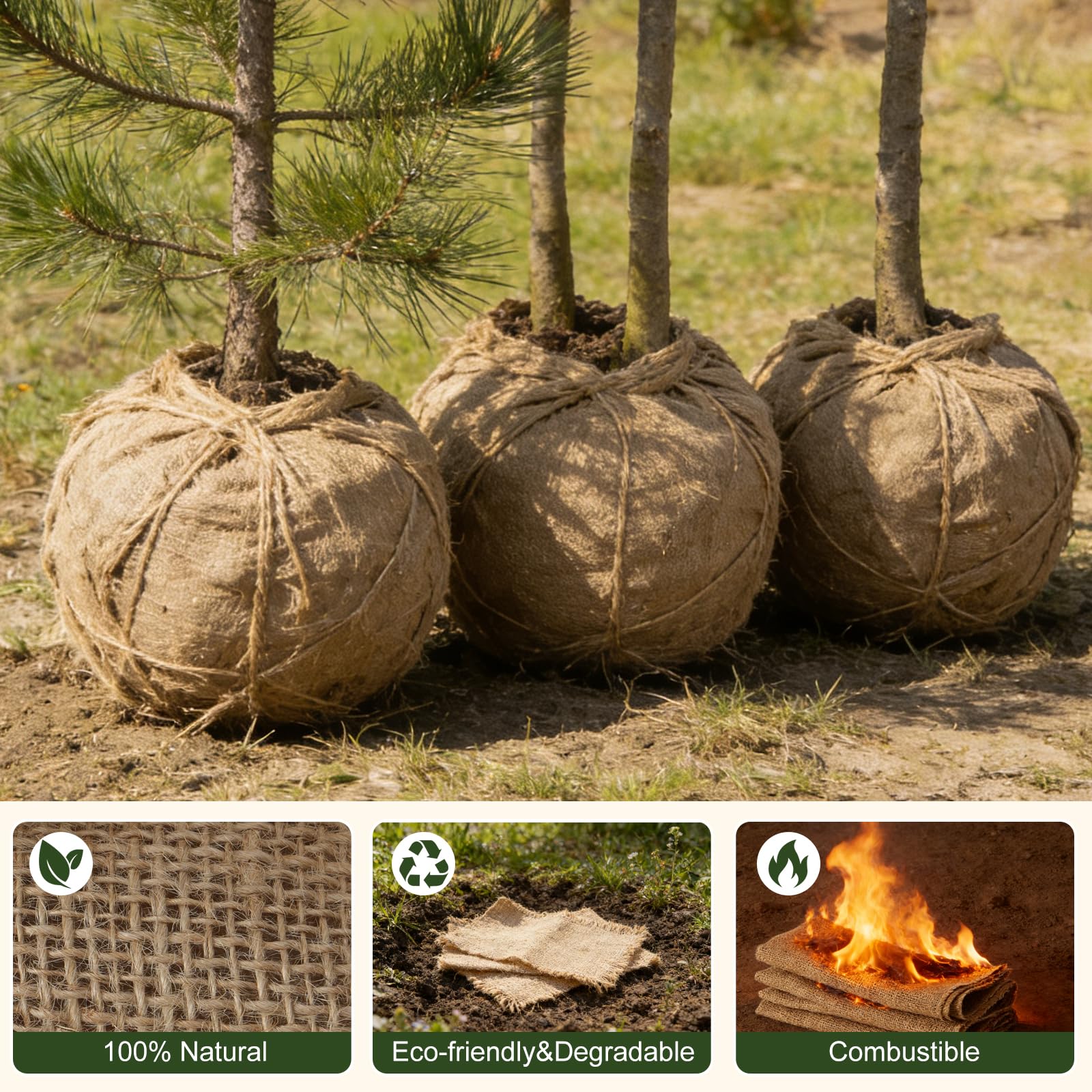 SKYZUOAN natural burlap scent may require airing for indoor use