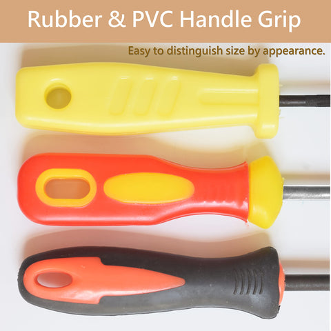 Ergonomic handle on SKZIRI chainsaw files for secure grip