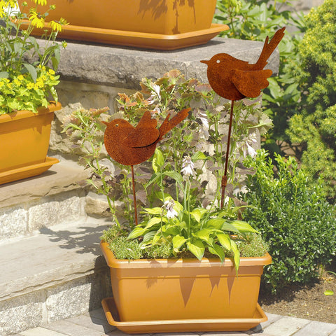 Slagindeco outdoor garden sculpture birds enhancing yard aesthetics.