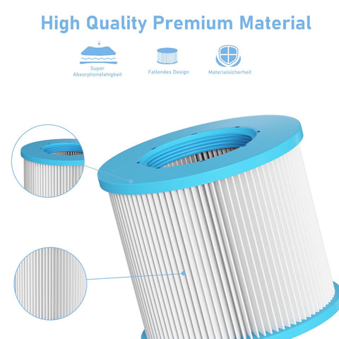 Slamate spa filter easy-clean design simplifies spa maintenance.