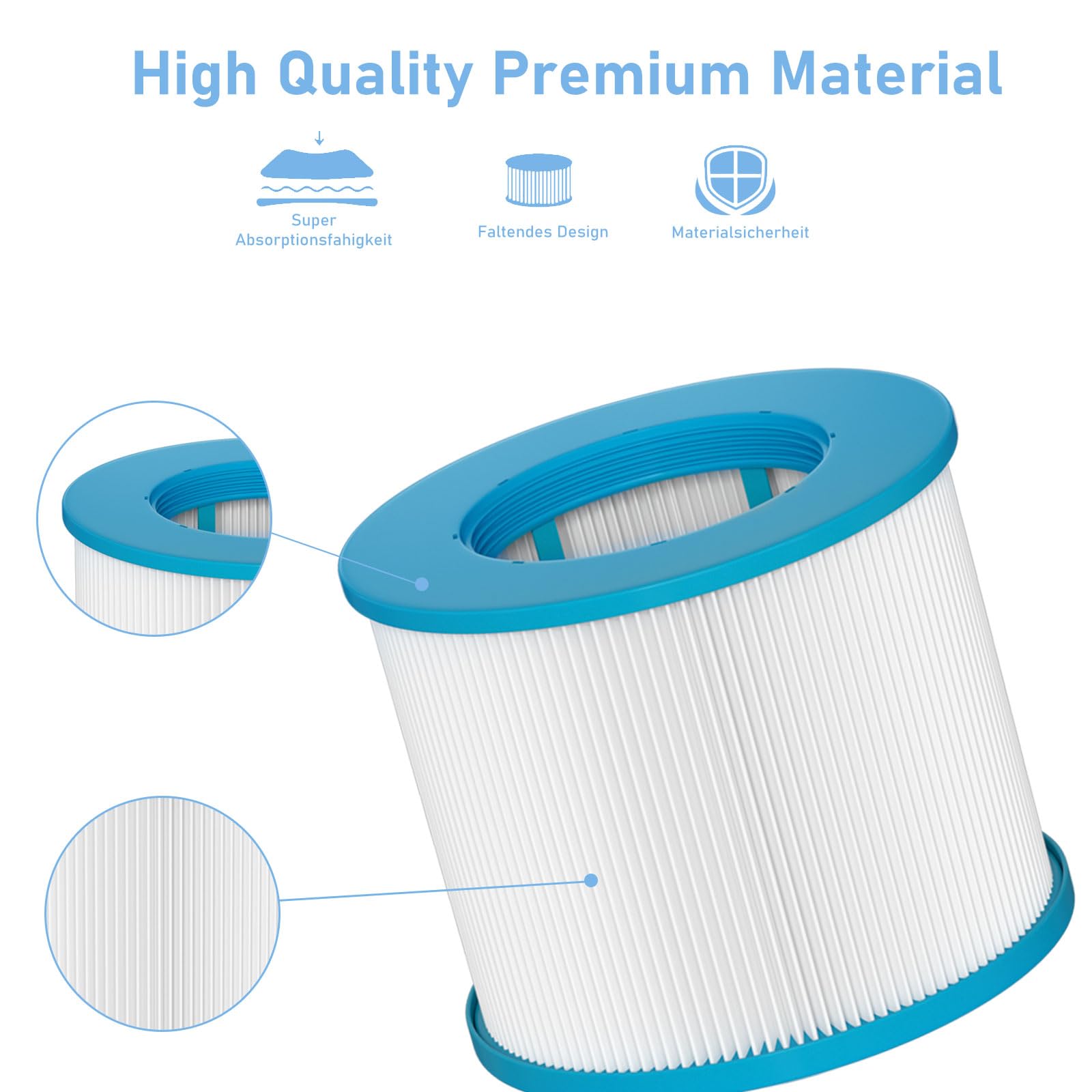Slamate pack of 10 provides season-long filtration coverage