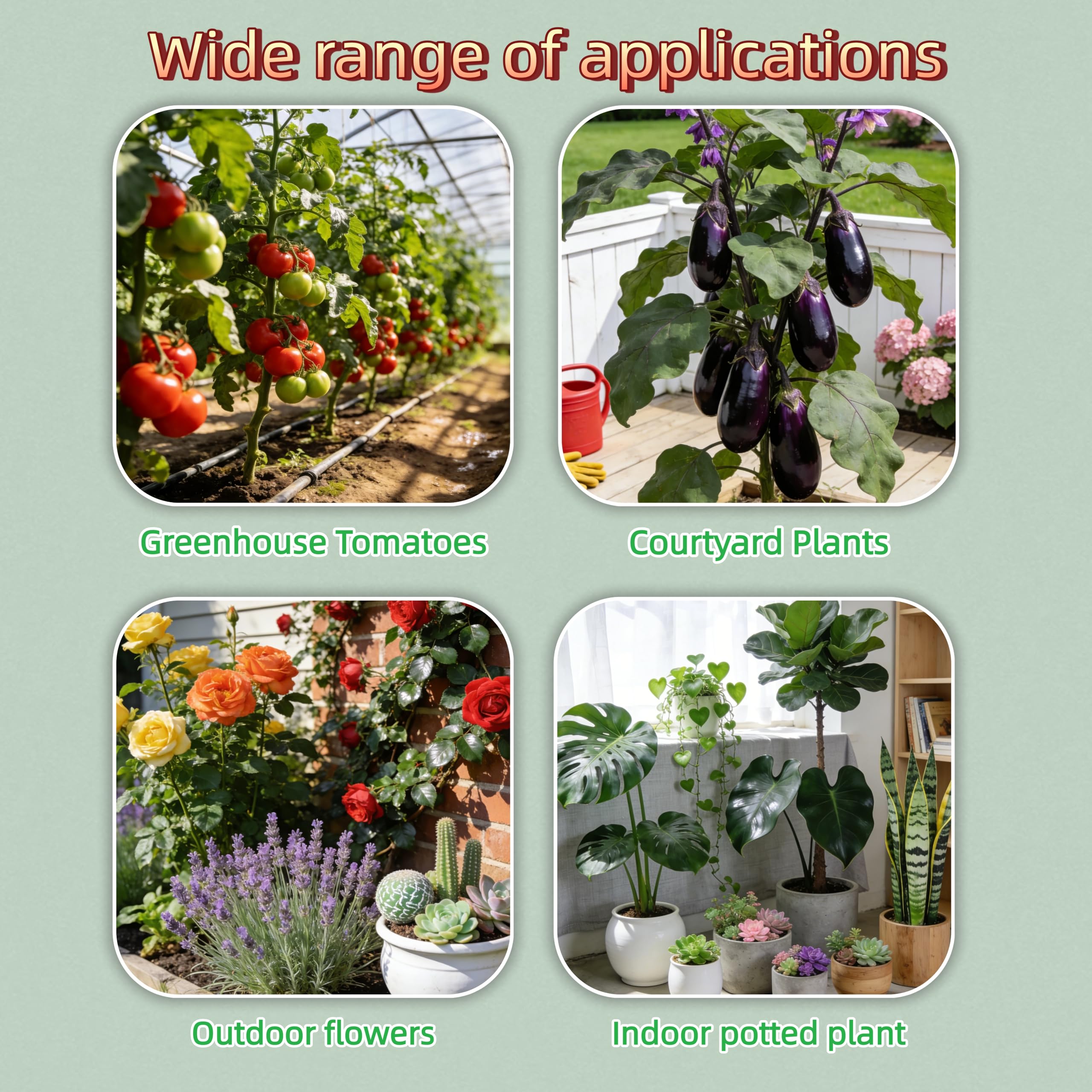 SLAMZO versatile clips for indoor pots, greenhouse, and outdoor gardens.