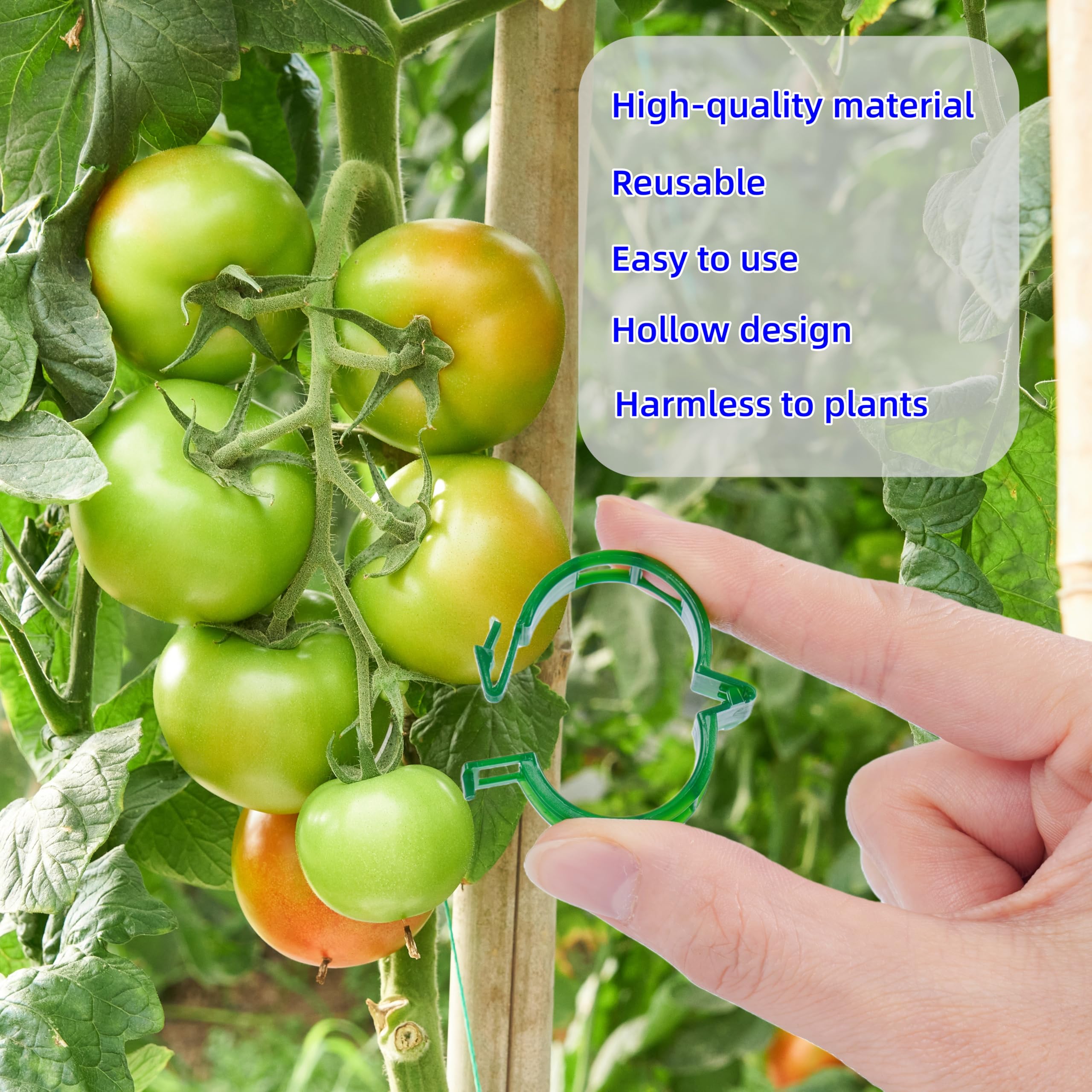 SLAMZO weather-resistant plastic clip withstands sun and rain for seasons.