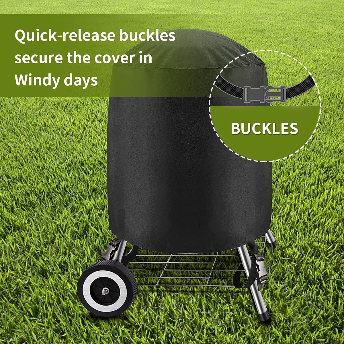 Slan Arrow form-fitting cover with Velcro straps stays secure
