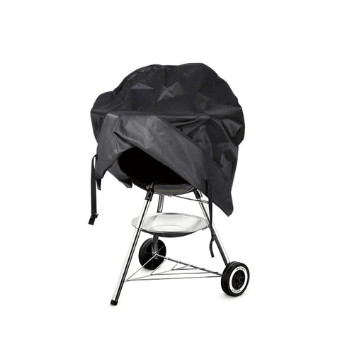 Slan Arrow Weber round grill cover protects 22-inch grill from rain