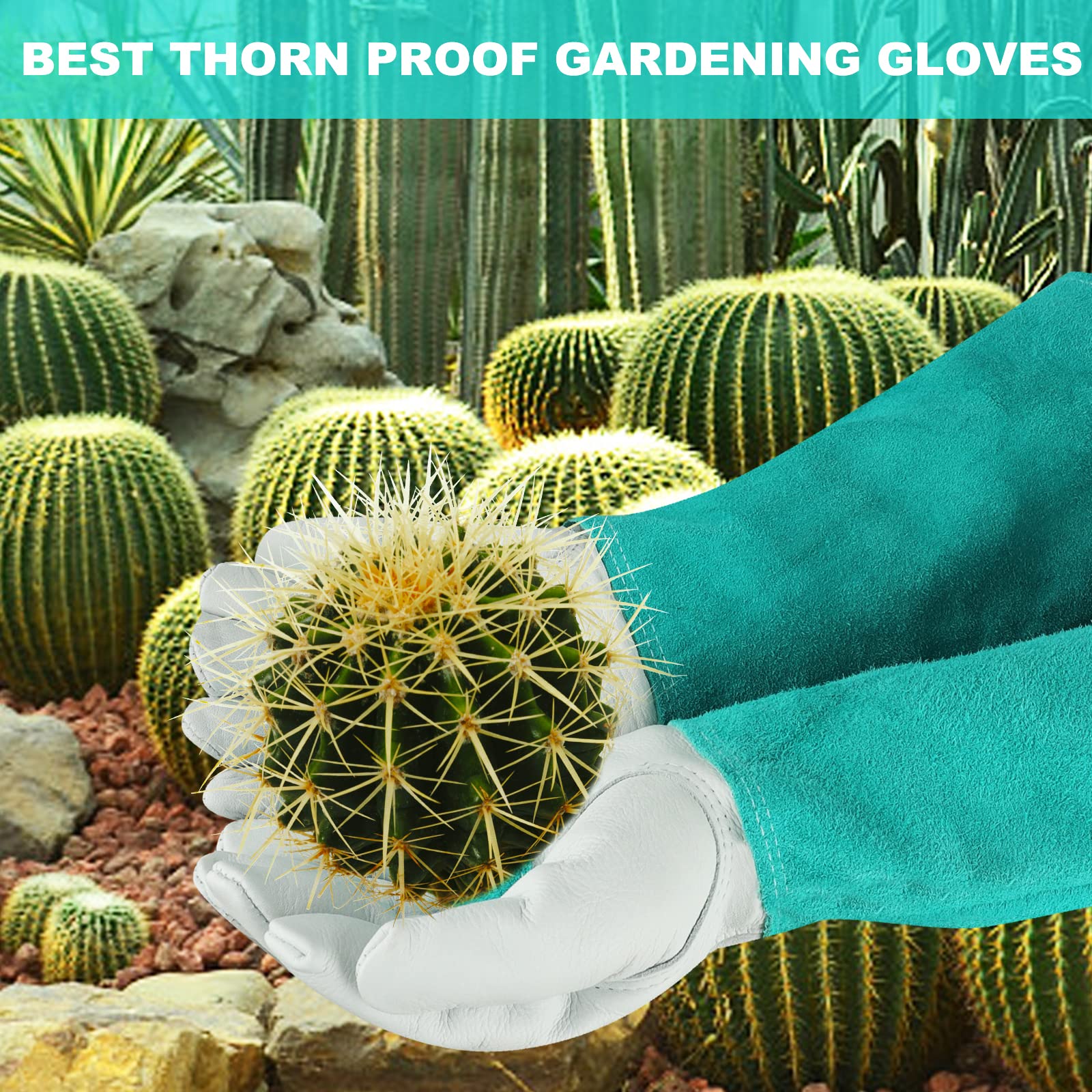 SLARMOR full-grain cowhide gloves offer durable, breathable protection.