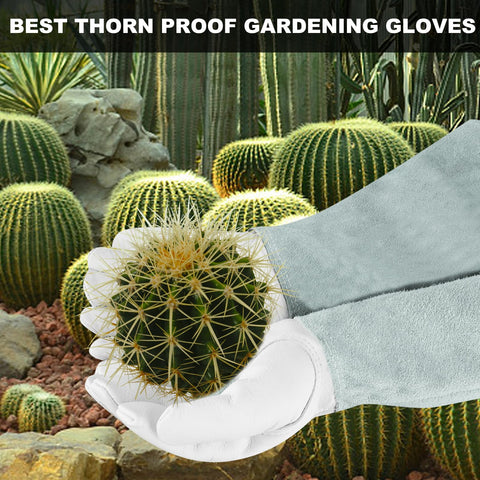 SLARMOR full-grain cowhide palm offers durability for tough yard tasks.