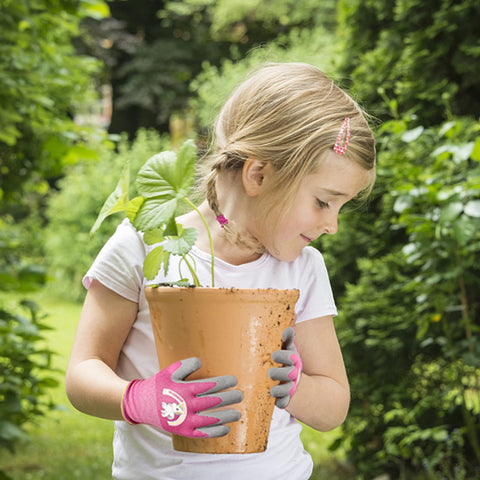 SLARMOR anti-slip foam-palm gloves help small tools grip for kids.