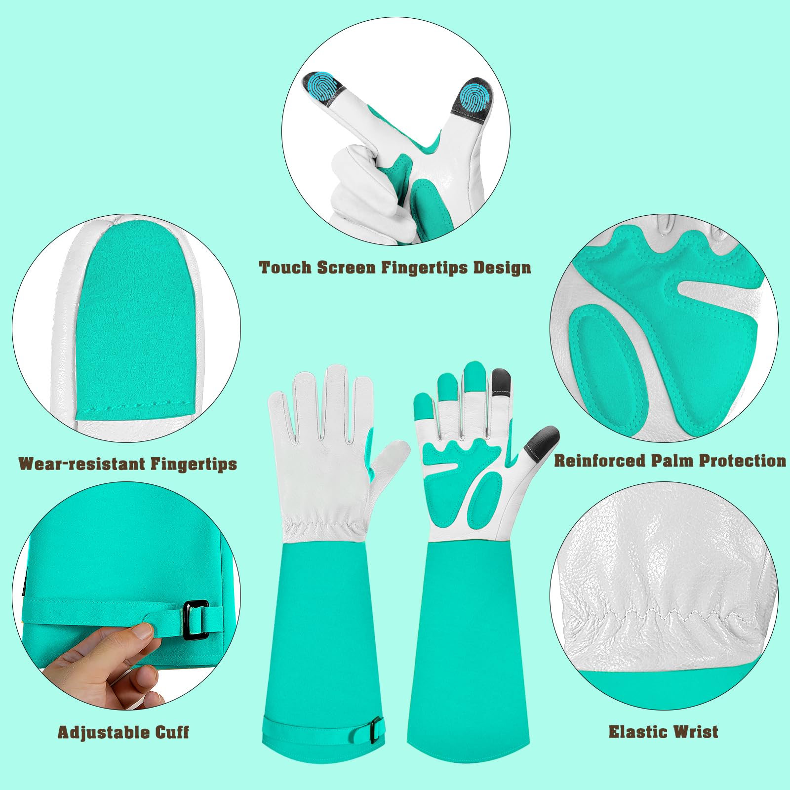 SLARMOR thorn-proof rose pruning gloves shield hands from thorns during pruning.