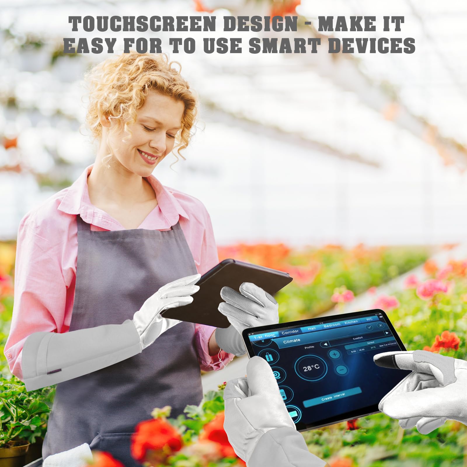 SLARMOR touch-screen design allows phone use without glove removal