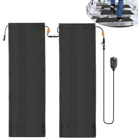 SLASHCOOL walkway mats during installation show easy setup for slip-free entryways.