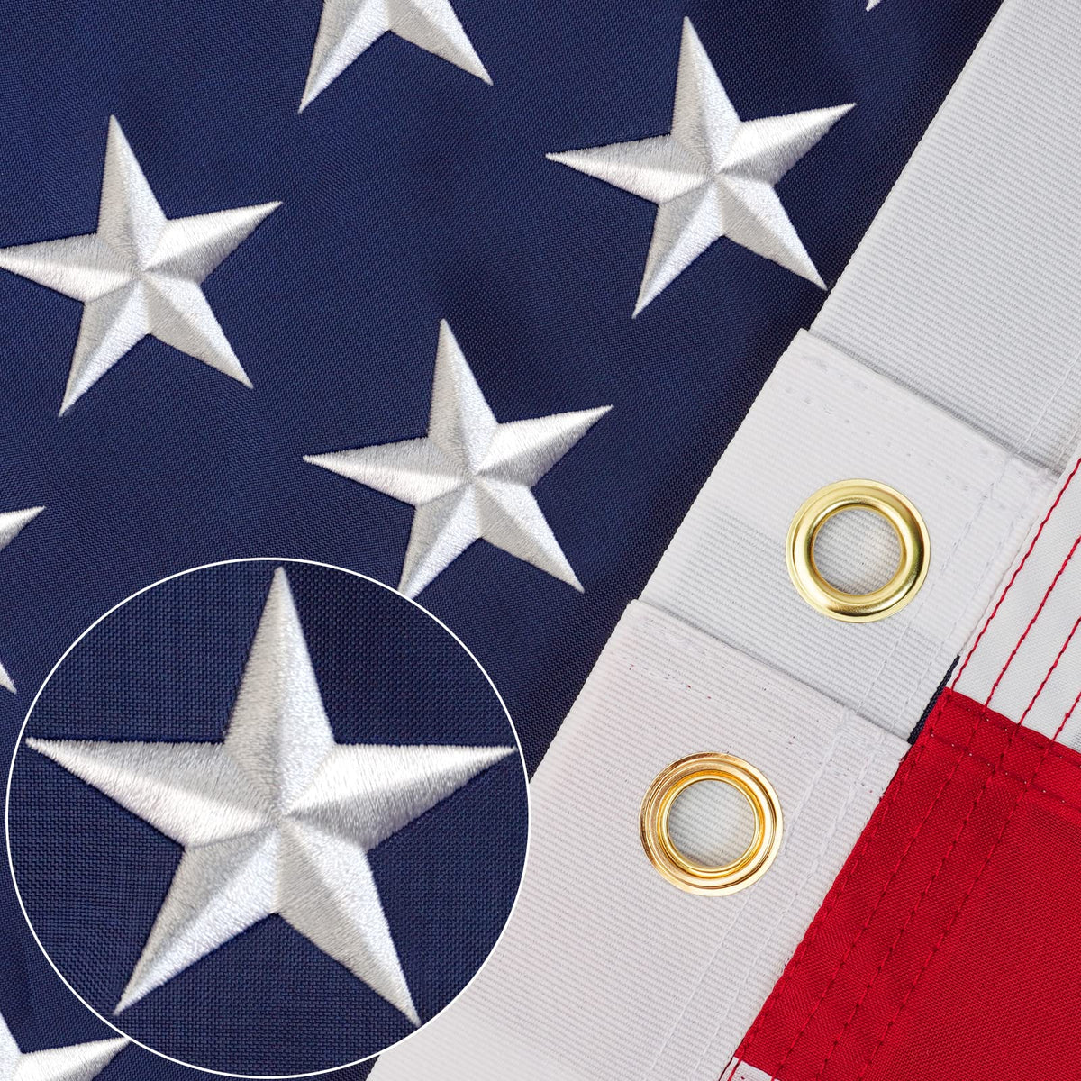 SLAVOL American flag outdoor 3x5 for durable outdoor display