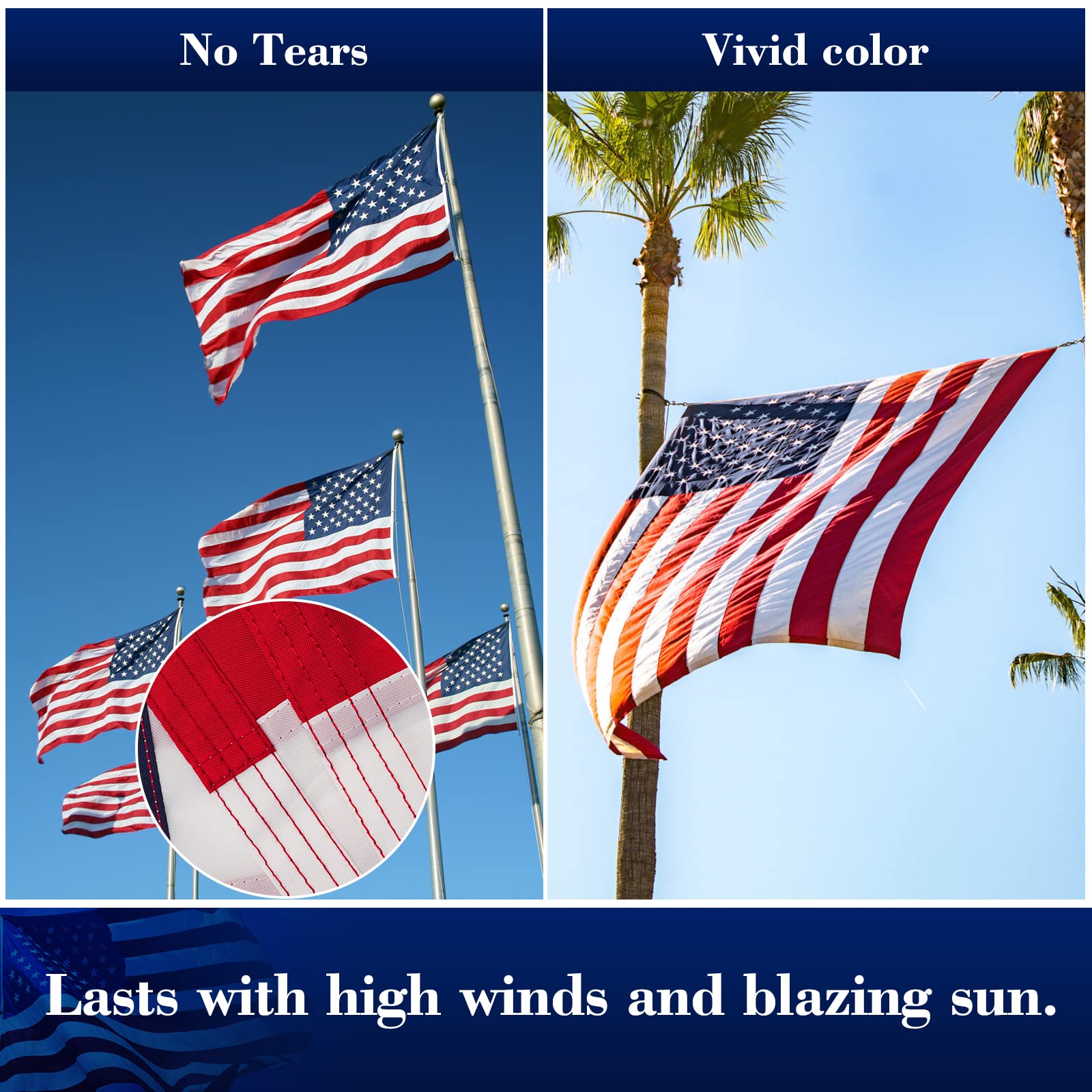 SLAVOL flag with brass grommets for secure mounting