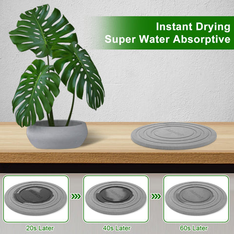 slcinwzdt diatomaceous earth tray quickly absorbs moisture under pots