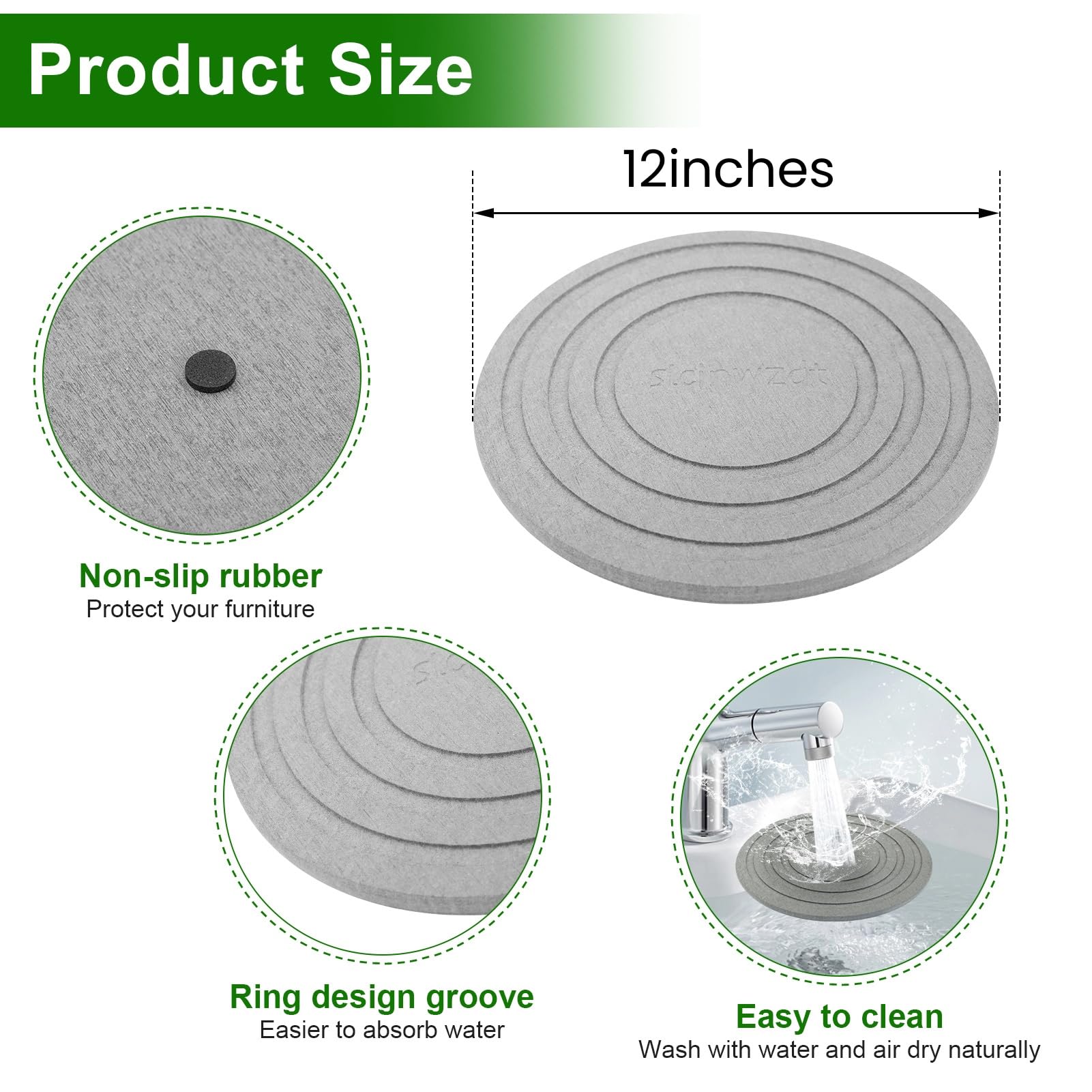 slcinwzdt two pack 12 inch plant saucers ready for setup