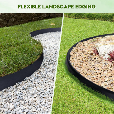 SDLDEER edging with reinforced ribs for durable outdoor boundaries