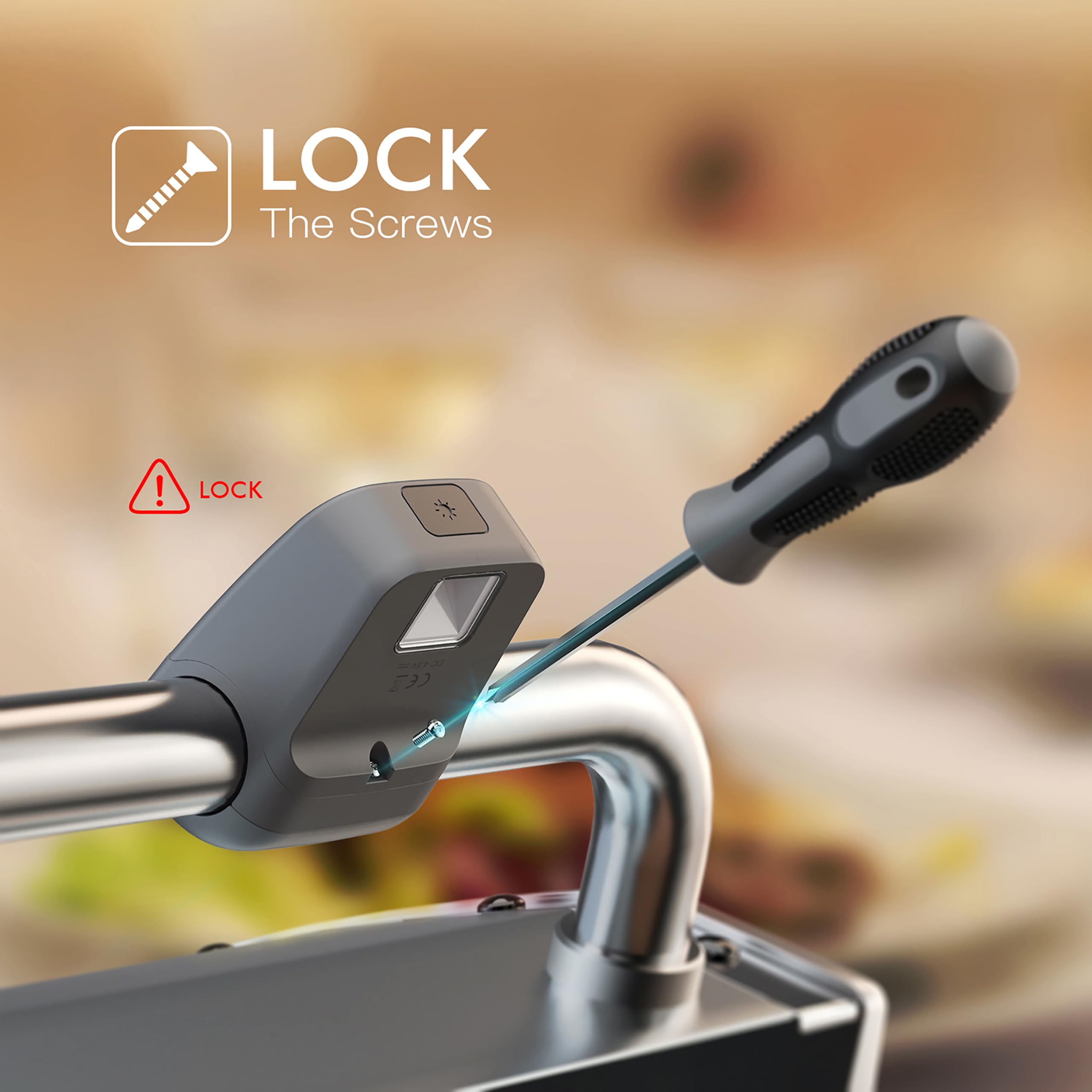 Slease Grill Light uses heat-resistant glass-reinforced nylon construction.