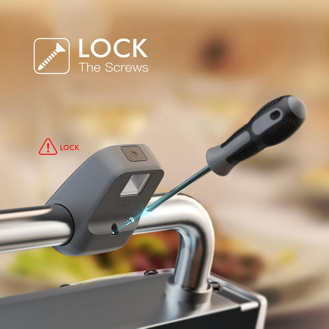 Slease Grill Light uses heat-resistant glass-reinforced nylon construction.