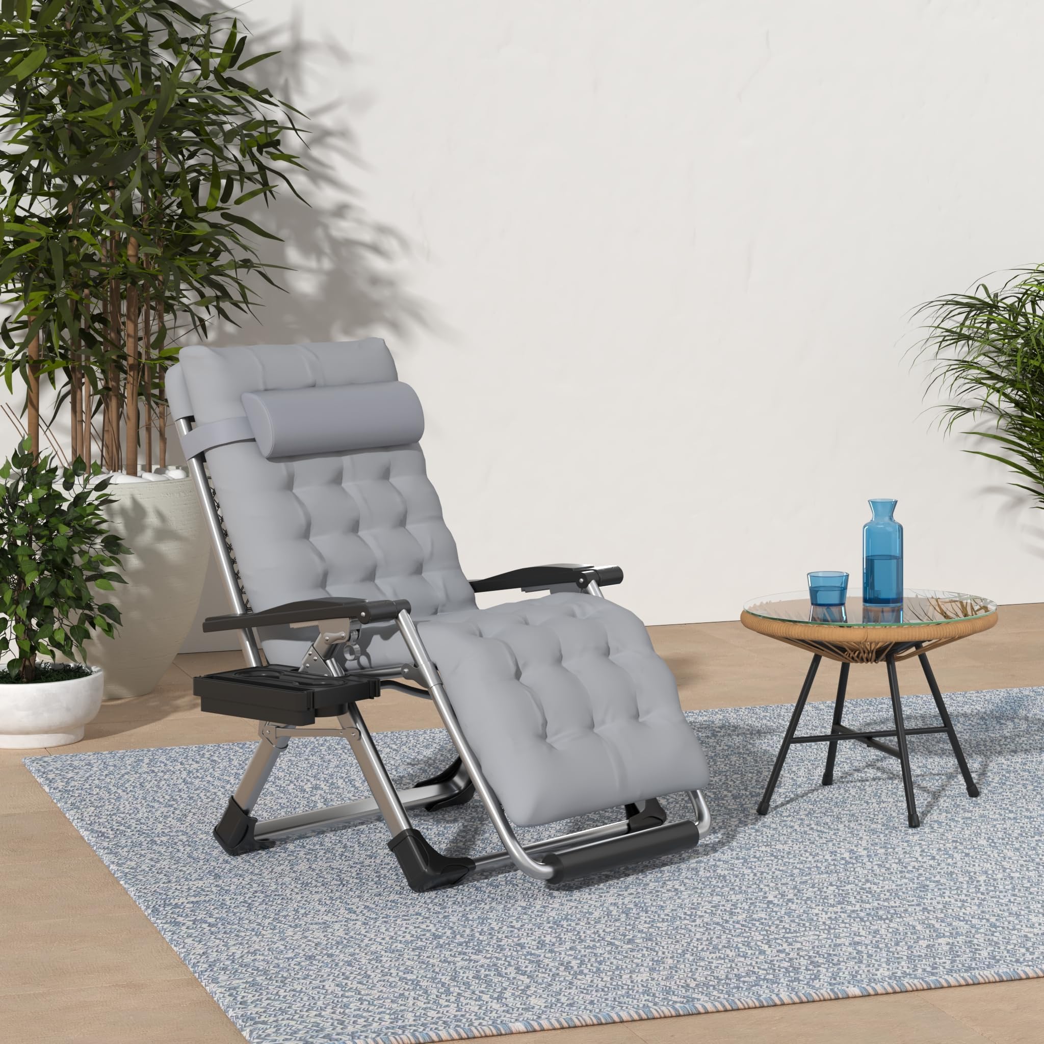 Slendor Zero Gravity Chair XL cushion removable for breathable comfort