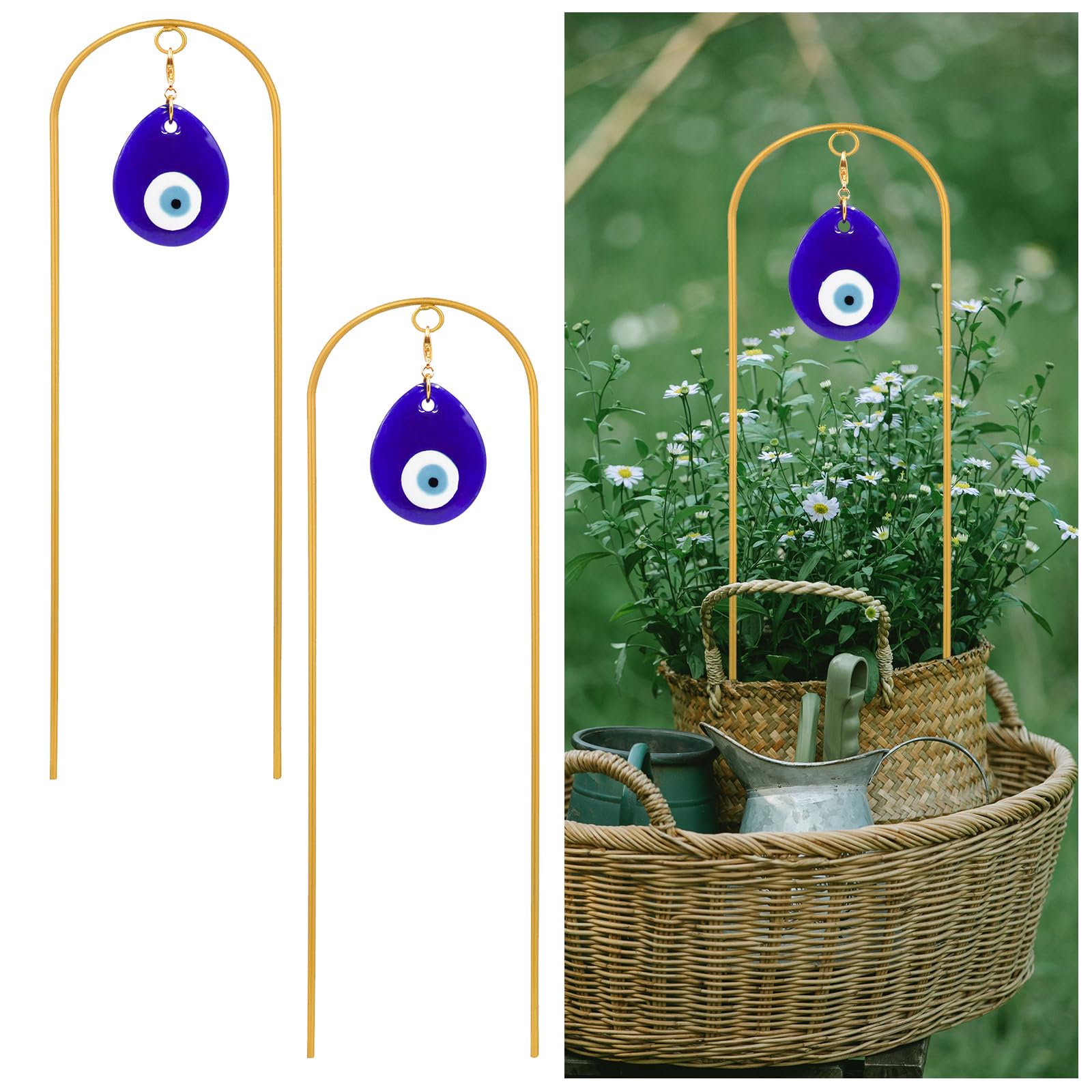Slepceub decorative garden stake adds artful flair to spaces.