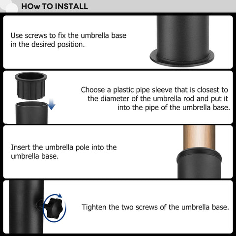 SLIIMU DIY-mount supports custom bases using granite, marble, or cement slabs.