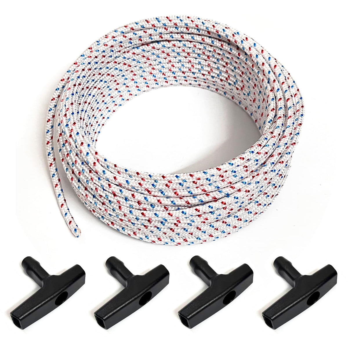 Slinvilopa pull cord kit 50ft ready for precise lawnmower replacement