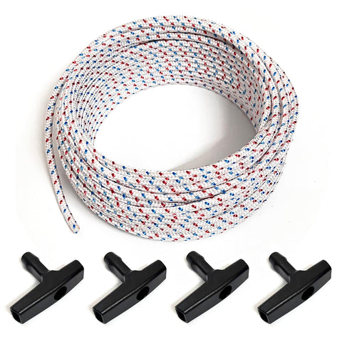 Slinvilopa pull cord kit 50ft ready for precise lawnmower replacement