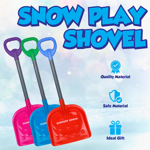 Slippery Racer kids snow shovel suitable for ages 3 and up