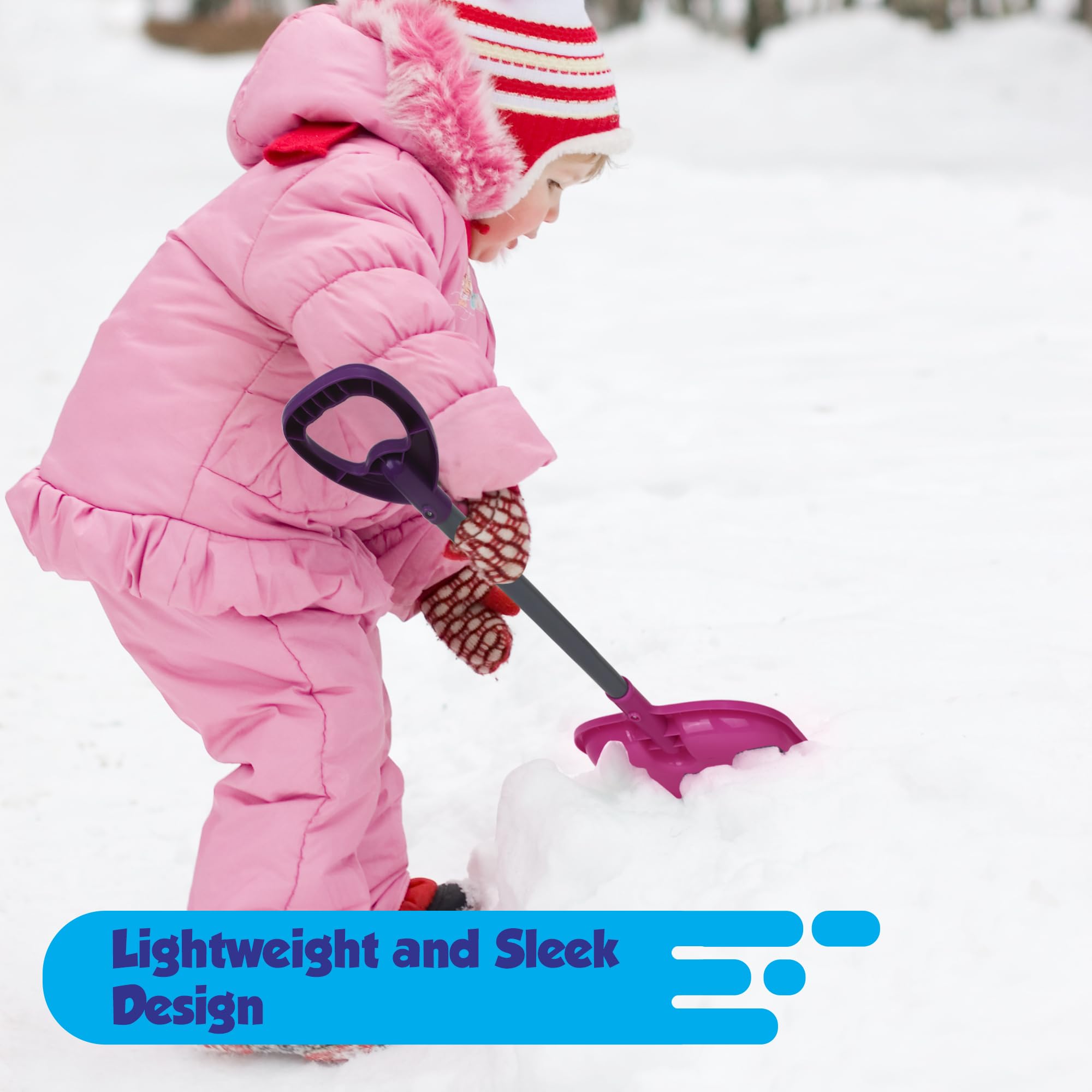 Slippery Racer holiday gift-ready snow shovel for schools or parties