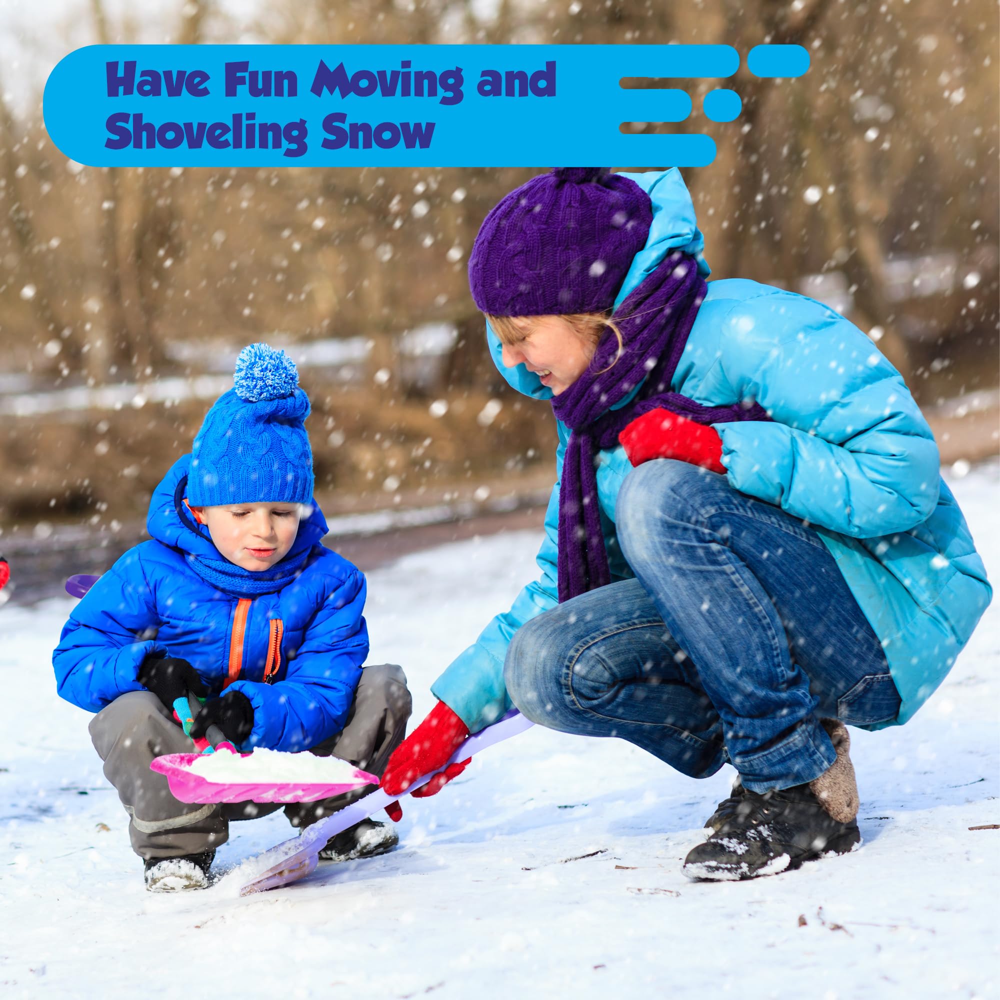 Slippery Racer lightweight snow shovel designed for toddlers