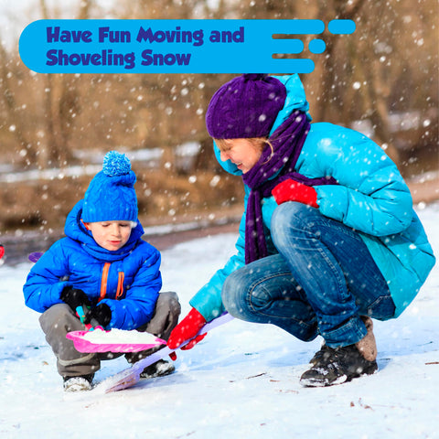 Slippery Racer lightweight snow shovel designed for toddlers
